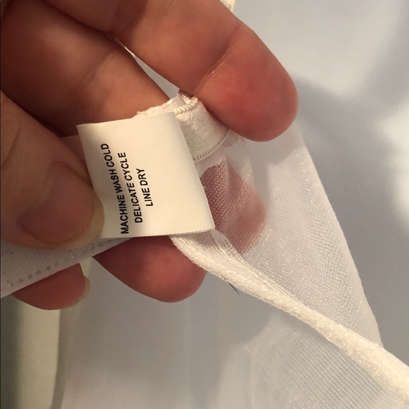 Fredrick’s of Hollywood Vintage Sheer White Babydoll Chemise NWOT Womens Size L - Picture 13 of 14